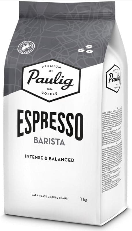 Paulig Espresso Barista Dark Roast Coffee Beans 1 kg, 4-Pack - Scandinavian Goods