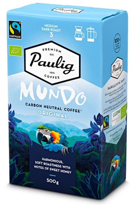 Paulig Mundo Ground Filter Coffee 500g, 12-Pack - Scandinavian Goods
