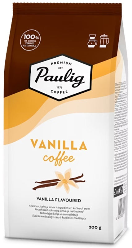 Paulig Vanilla Ground Filter Coffee 200g, 6-Pack - Scandinavian Goods