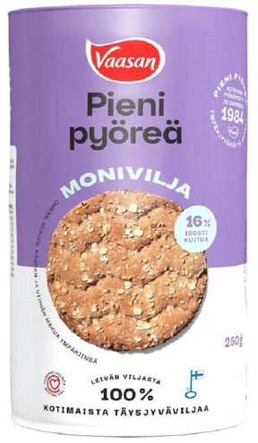 Pieni Pyöreä Monivilja 250g, 12-Pack - Scandinavian Goods