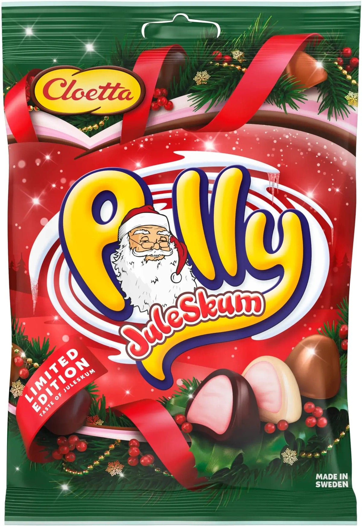 Cloetta Polly Juleskum 300g, 8-Pack - Scandinavian Goods