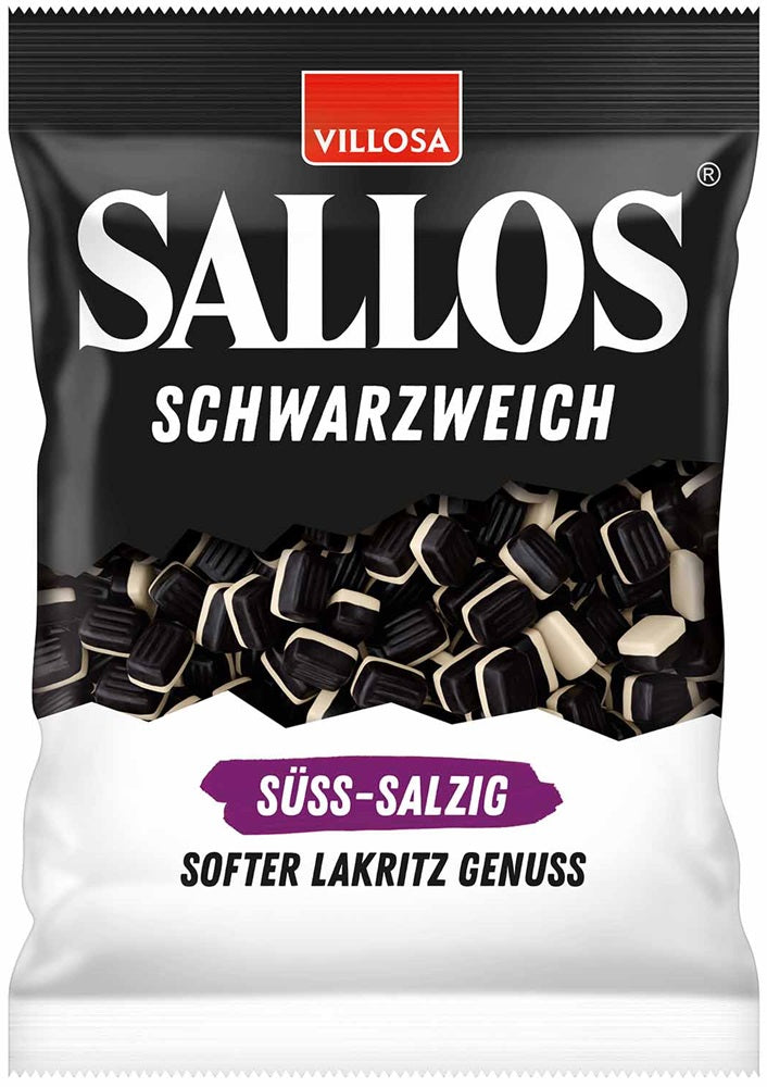 Sallos Black Soft Sweet-Salty Licorice 200g - Scandinavian Goods