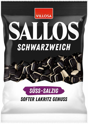 Sallos Black Soft Sweet-Salty Licorice 200g - Scandinavian Goods