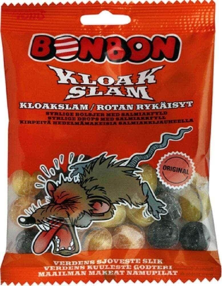 Toms BonBon KloakSlam 125g | Danish Licorice Candy