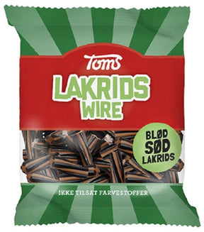 Toms Lakrids Wire 80g, 24-Pack - Scandinavian Goods