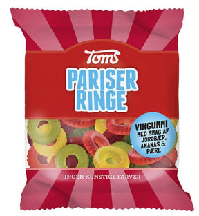 Toms Pariser Ringe 80g, 24-Pack - Scandinavian Goods