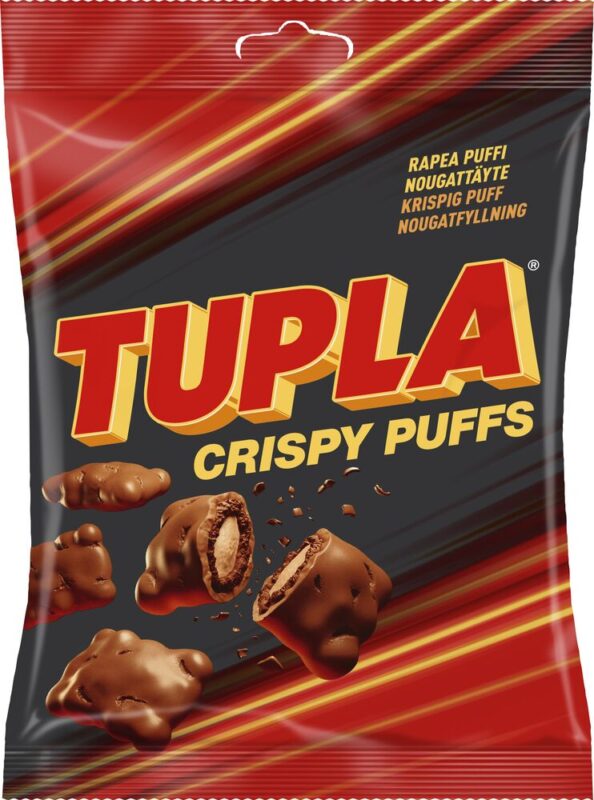 Tupla Crispy Puffs 140g, 24-Pack - Scandinavian Goods