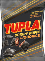 Tupla Crispy Puffs Liquorice 140g - Scandinavian Goods