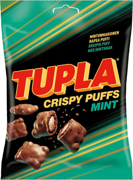 Tupla Crispy Puffs Mint 140g - Scandinavian Goods