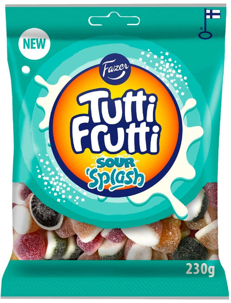Tutti Frutti Sour Splash Mix 230g, 10-Pack - Scandinavian Goods