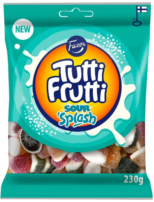Tutti Frutti Sour Splash Mix 230g, 10-Pack - Scandinavian Goods