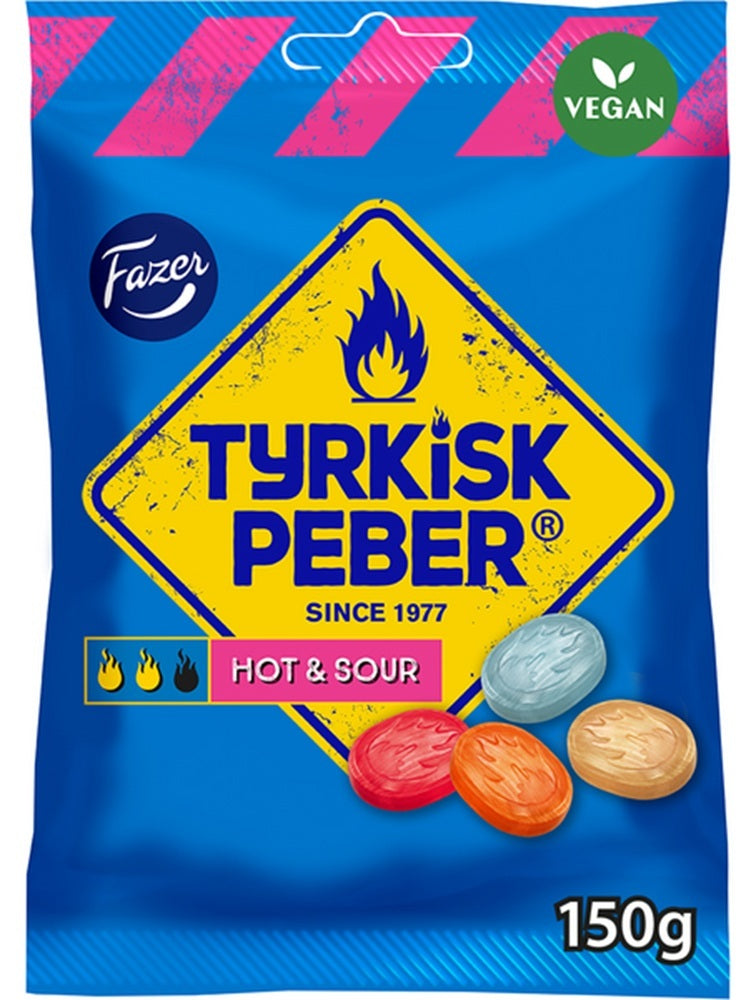 Tyrkisk Peber Hot & Sour 150g, 24-Pack - Scandinavian Goods