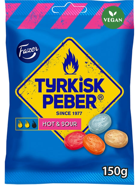 Tyrkisk Peber Hot & Sour 150g, 24-Pack - Scandinavian Goods