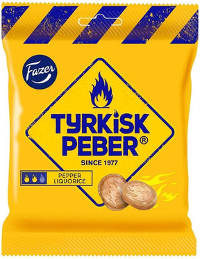 Tyrkisk Peber Liquorice 120g, 24-Pack - Scandinavian Goods