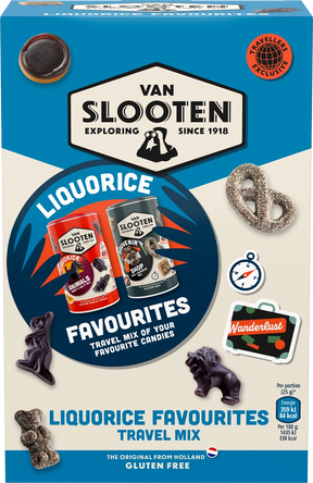 Van Slooten Liquorice Favourites Travel Mix 900g - Scandinavian Goods