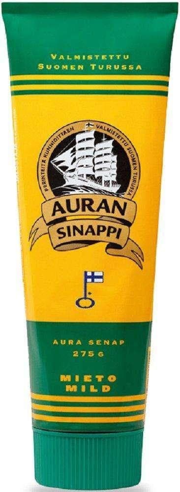 Auran Mild Mustard 275g, 8-Pack - Scandinavian Goods