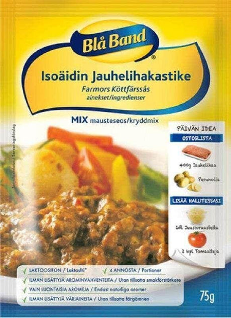 Blå Band Grandmother's Minced Meat Sauce 75g, 16-Pack - Scandinavian Goods