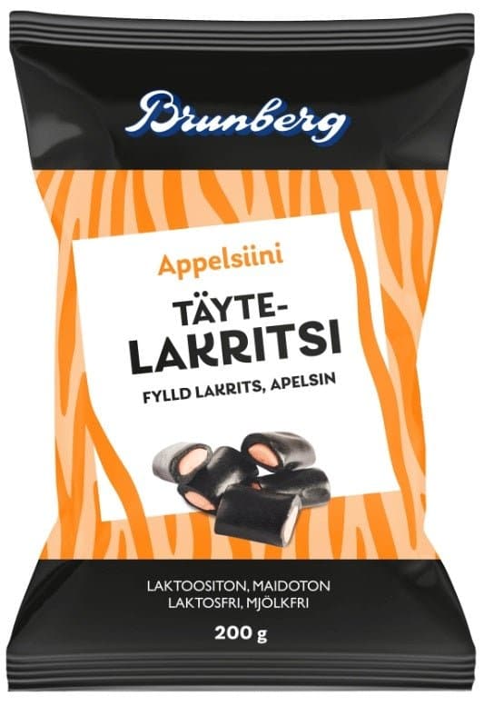 Brunberg Appelsiini Täytelakritsi 200g - Scandinavian Goods