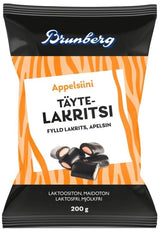 Brunberg Appelsiini Täytelakritsi 200g - Scandinavian Goods