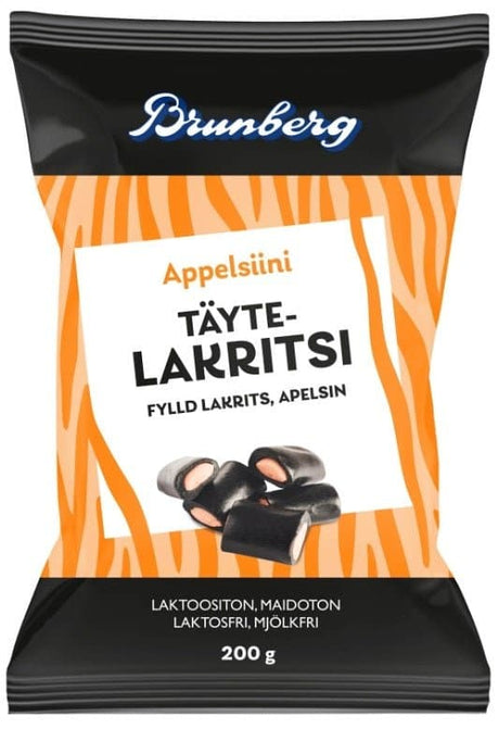 Brunberg Appelsiini Täytelakritsi 200g - Scandinavian Goods
