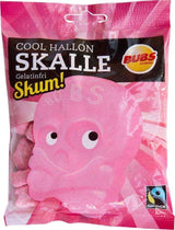 Bubs Godis Cool Hallonskalle Skum 90g - Scandinavian Goods