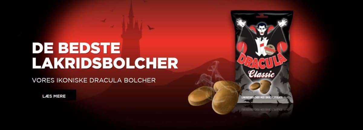 Dracula Classic 90g | Danish Licorice Candy