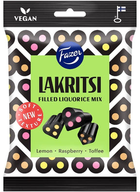 Fazer Lakritsi Filled Liquorice Mix 140g - Scandinavian Goods