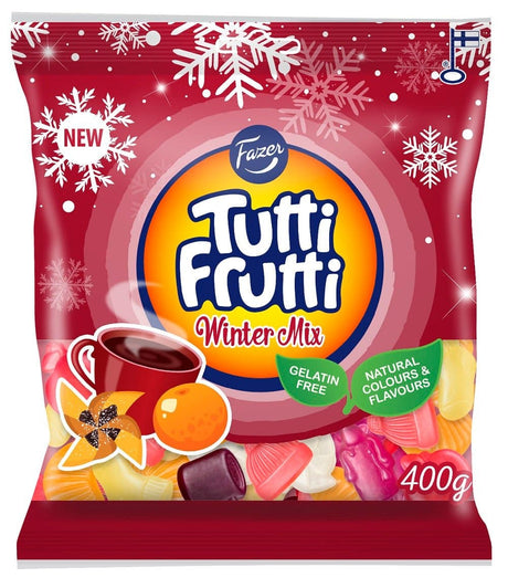 Fazer Tutti Frutti Winter Mix 400g - Scandinavian Goods
