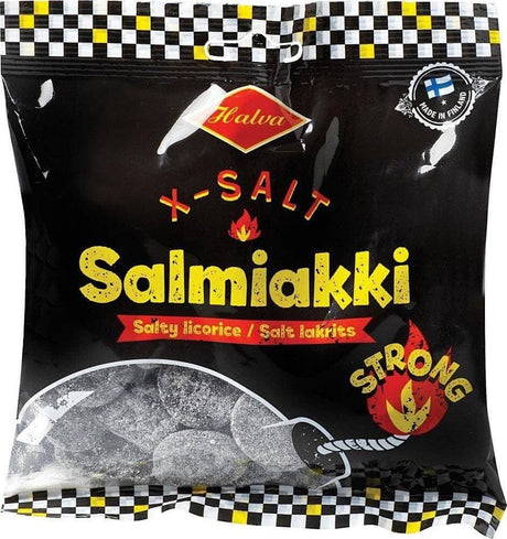 Halva X-Salt Salmiakki 120g, 16-Pack - Scandinavian Goods