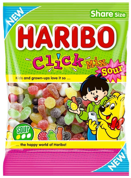 Haribo Click Mix Sour 250g - Scandinavian Goods