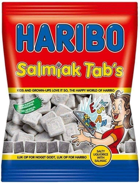 Haribo Salmiak Tab's 120g - Scandinavian Goods