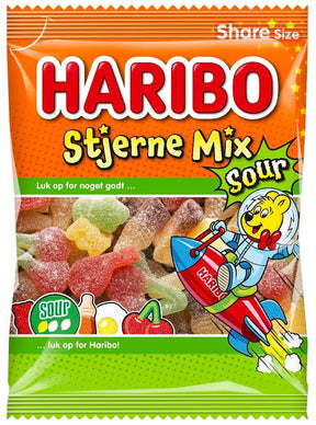 Haribo Stjerne Mix Sour 270g - Scandinavian Goods