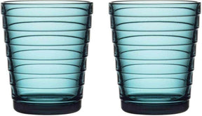 Iittala Aino Aalto tumbler 22 cl, sea blue, 2 pcs - Scandinavian Goods