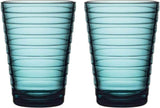 Iittala Aino Aalto tumbler 33 cl, sea blue, 2 pcs - Scandinavian Goods