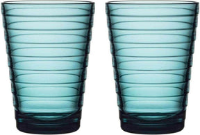 Iittala Aino Aalto tumbler 33 cl, sea blue, 2 pcs - Scandinavian Goods