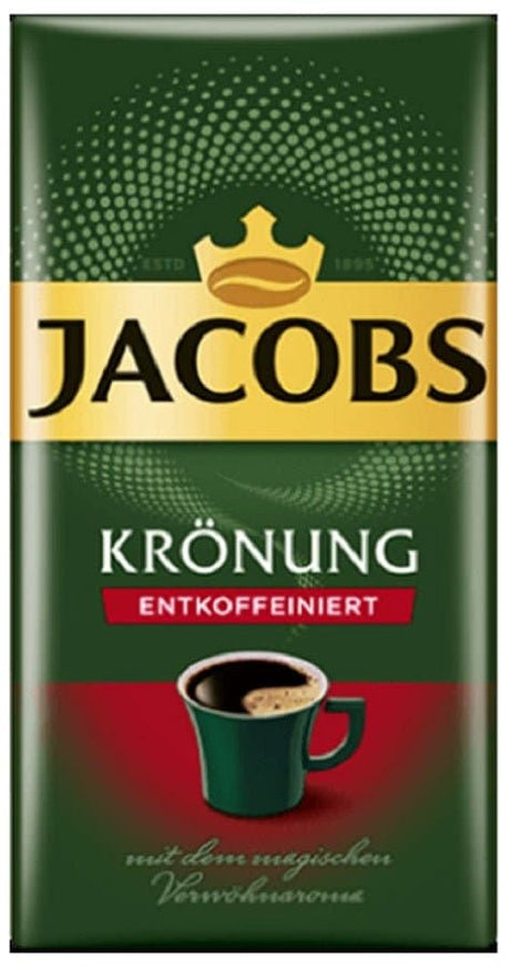 Jacobs Krönung Decaffeinated Coffee 500g, 6-Pack - Scandinavian Goods