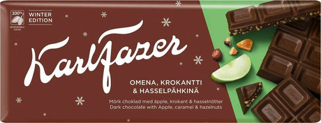 Karl Fazer Apple, Caramel & Hazelnut 200g - Scandinavian Goods
