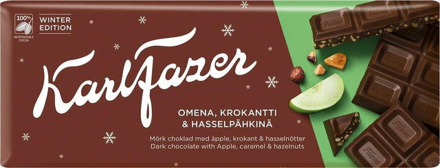 Karl Fazer Apple, Caramel & Hazelnut 200g - Scandinavian Goods