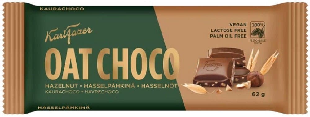 Karl Fazer Oat Choco & Hazelnuts 62g - Scandinavian Goods