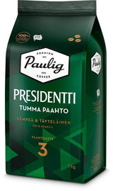 Paulig Presidentti Dark Roast Coffee Beans 1 kg - Scandinavian Goods