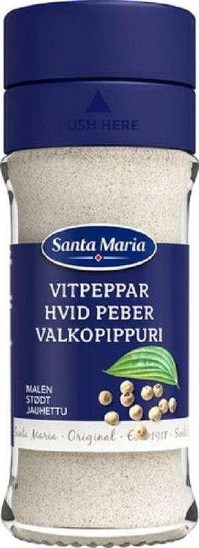 Santa Maria White Pepper Powder 35g, 12-Pack - Scandinavian Goods