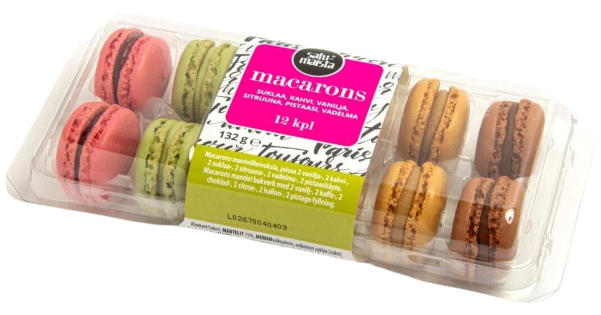 Satumaista Macarons 132g - Scandinavian Goods