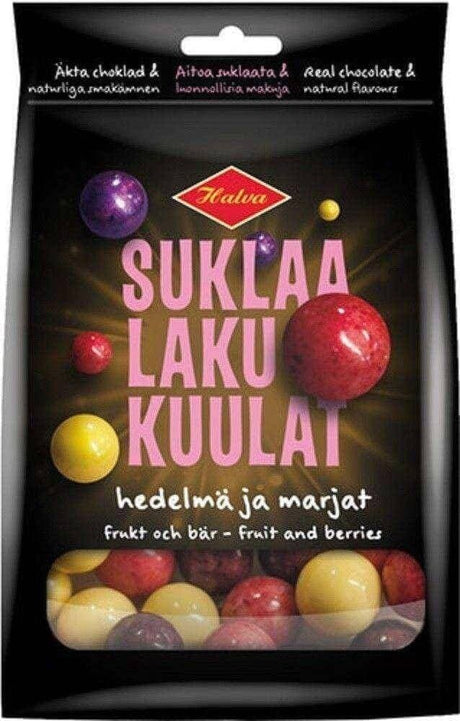 Suklaalakukuulat Fruit & Berries 140g - Scandinavian Goods