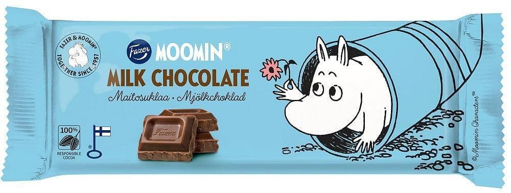 Fazer Moomin Milk Chocolate 68g | Finnish Sweets