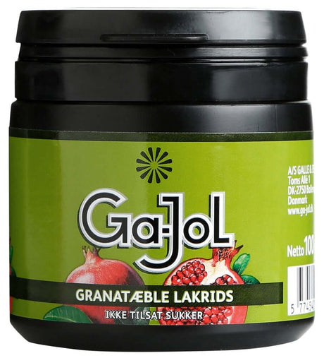 Ga-Jol Granatæble Lakrids 100g - Scandinavian Goods