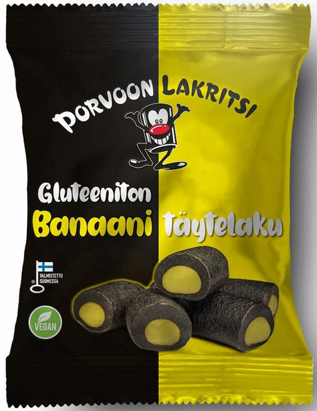 Gluteeniton Banaani Täytelakritsi 150g - Scandinavian Goods