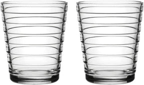 Iittala Aino Aalto tumbler 22 cl, clear, 2 pcs - Scandinavian Goods