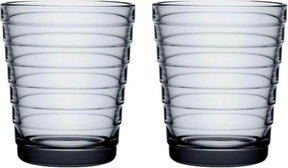 Iittala Aino Aalto tumbler 22 cl, grey, 2 pcs - Scandinavian Goods