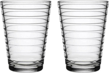 Iittala Aino Aalto tumbler 33 cl, clear, 2 pcs - Scandinavian Goods