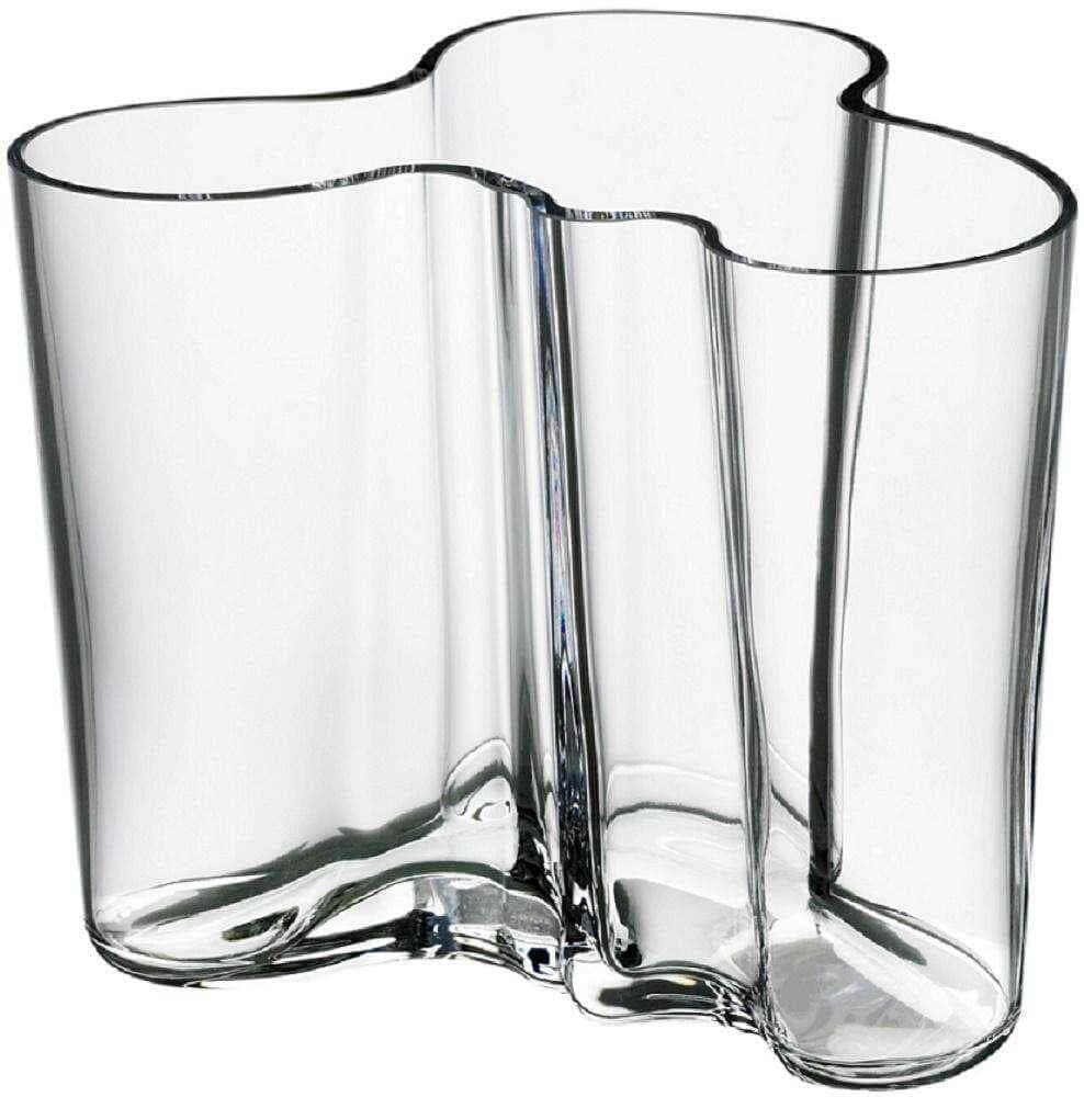 Iittala Alvar Aalto Collection vase 120 mm, clear - Scandinavian Goods